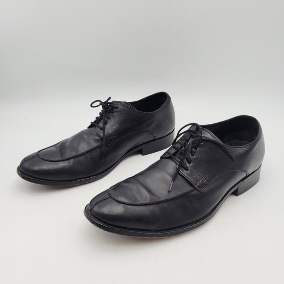 Cole Haan Air Colton Black Leather Lace Up Shoes NikeAir Sole Men\'s 11 M Split main image 9